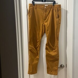 LIVSN Ecotrek Trail Pants Caramel 38 length 32 EUC outdoor exploring